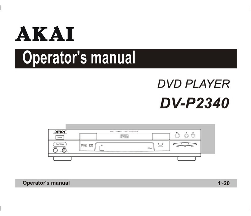 Akai DV-P2340 User manual