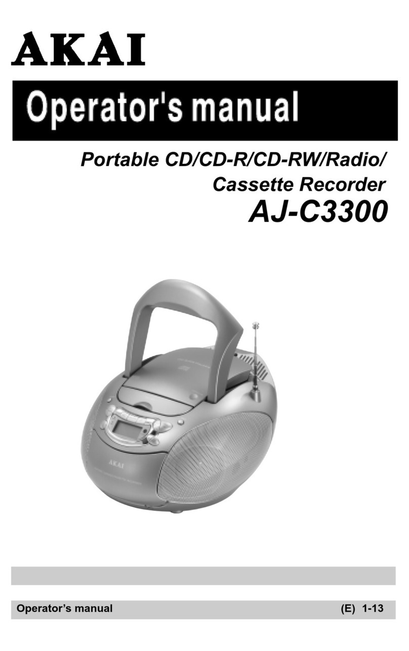 Akai AJ-C3300 User manual
