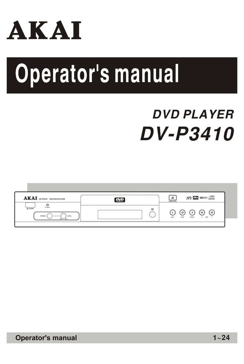 Akai DV-P3410 User manual