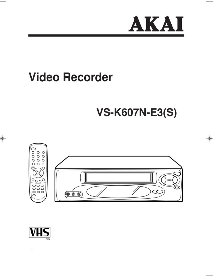 Akai VS-K607N-E3(S) Operator's manual