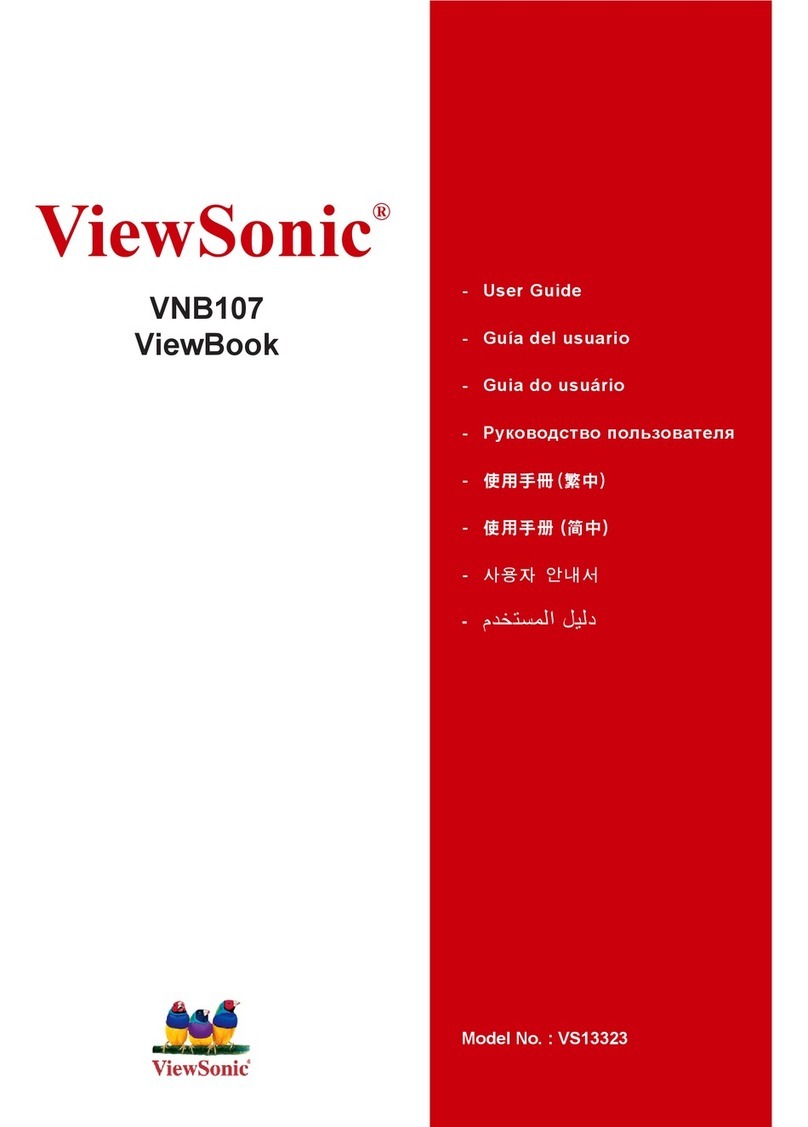 ViewSonic VNB107 ViewBook User manual
