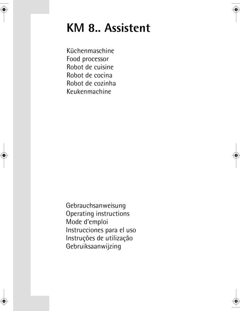 AEG KM 8.. Assistent User manual AEG KM 8.. Assistent User manual