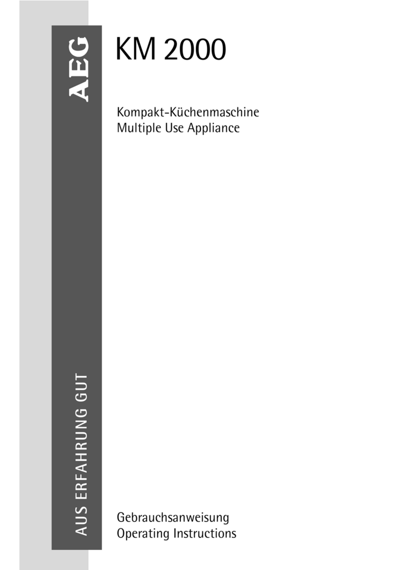 AEG KM 2000 User manual AEG KM 2000 User manual