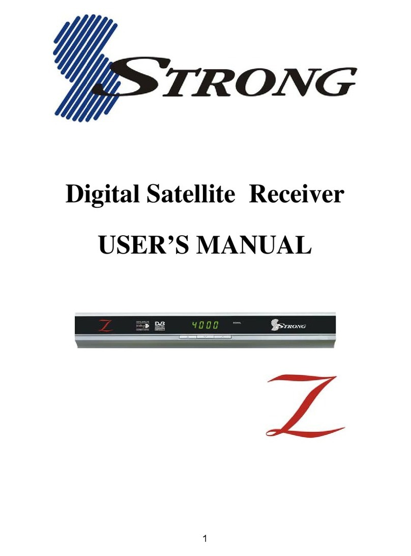Strong Digital Satellite Receiver User manual