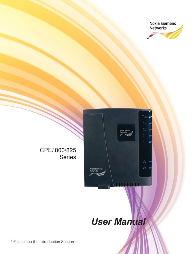 Nokia Siemens Networks CPEi 800 Series user manual