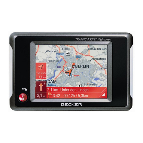 Becker TRAFFIC ASSIST HIGHSPEED operating instructions