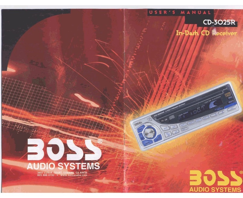 BOSSCO CD-3025R user manual