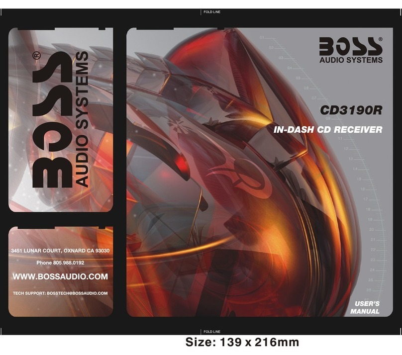 BOSSCO CD3190R user manual