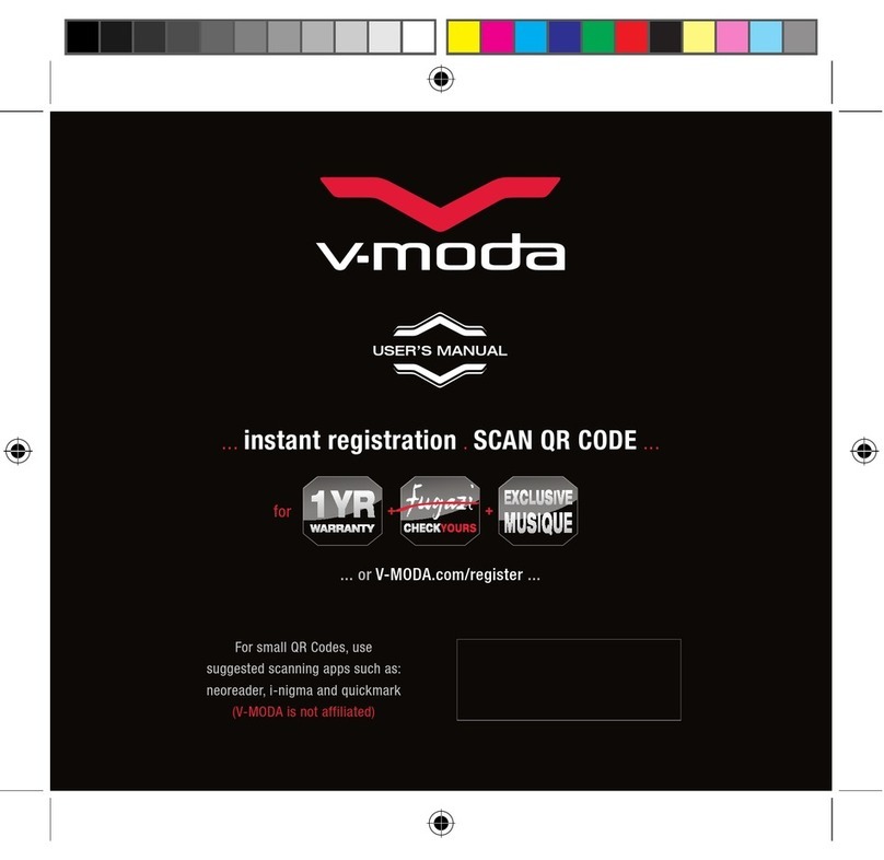 V-Moda MP3 Player user manual