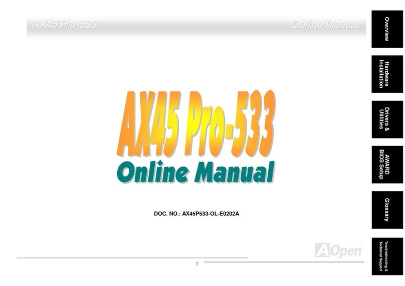 AOpen AX45 PRO-533 Online manual