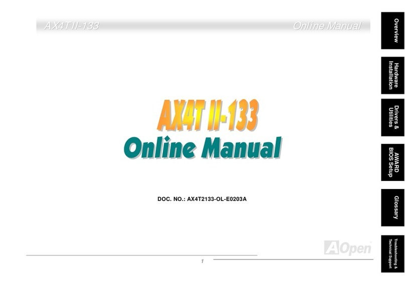 AOpen AX4T II-133 Setup guide
