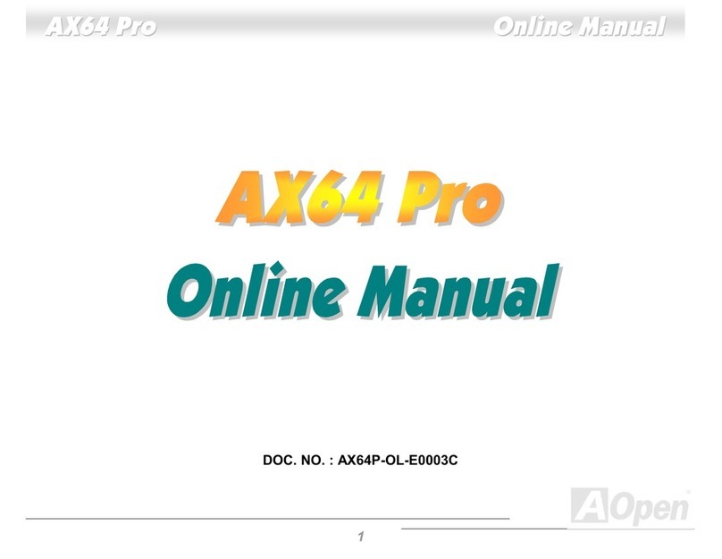 AOpen AX64 PRO Setup guide