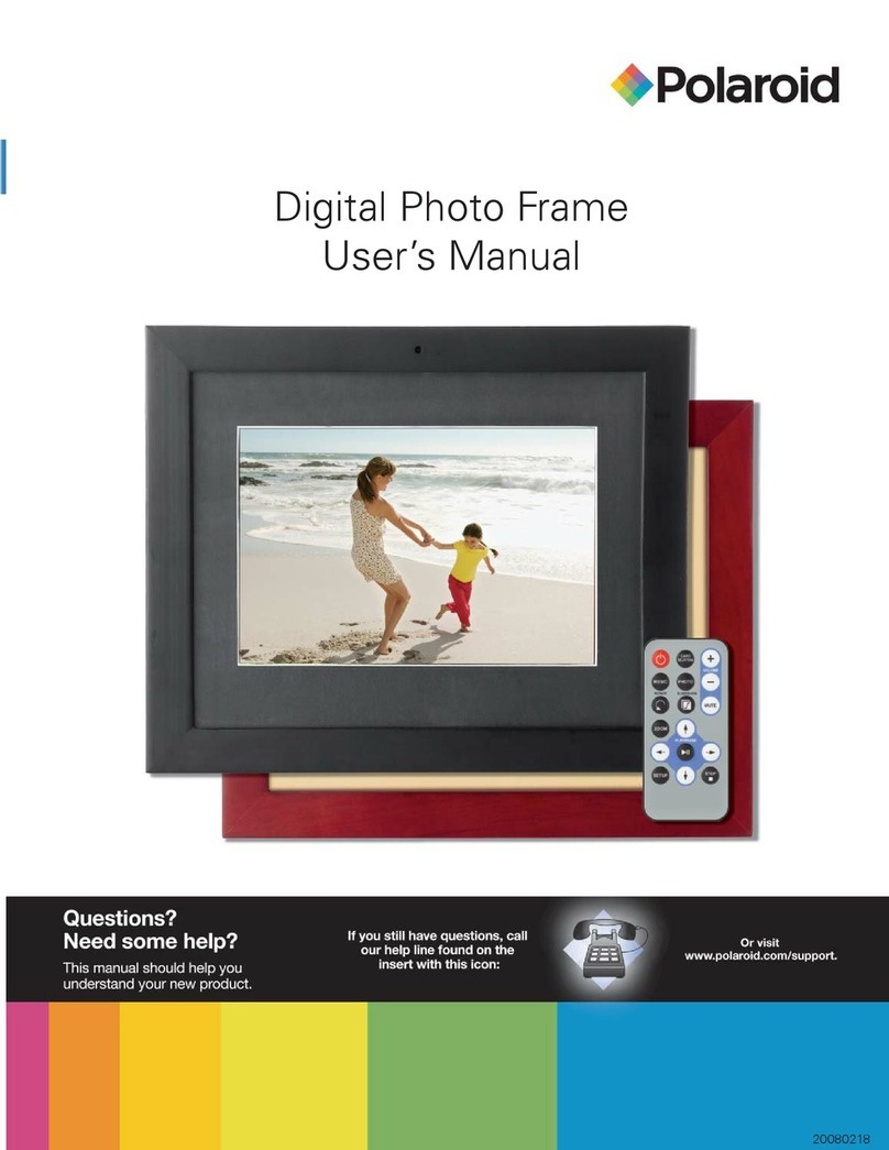 Polaroid Digital Photo frame user manual