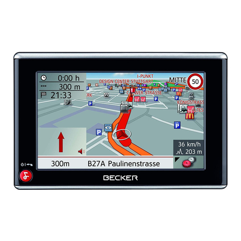 Becker TRAFFIC ASSIST Z101 operating instructions