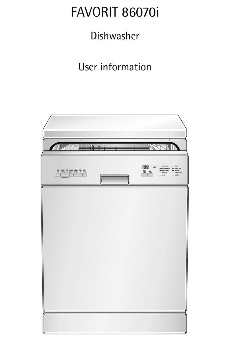 AEG FAVORIT 86070i Operation manual