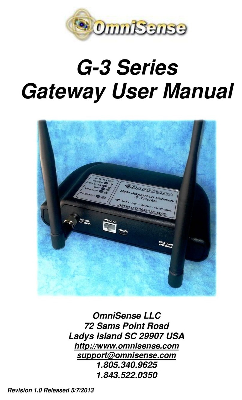 OmniSense G-3 Series user manual