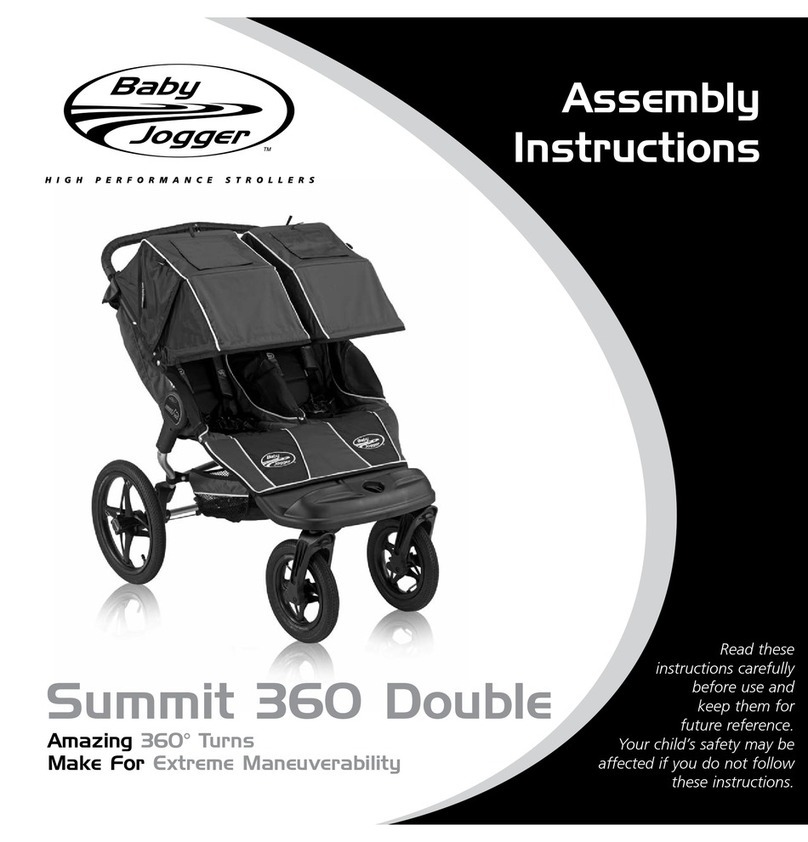 Baby Jogger SUMMIT 360 DOUBLE Assembly instructions