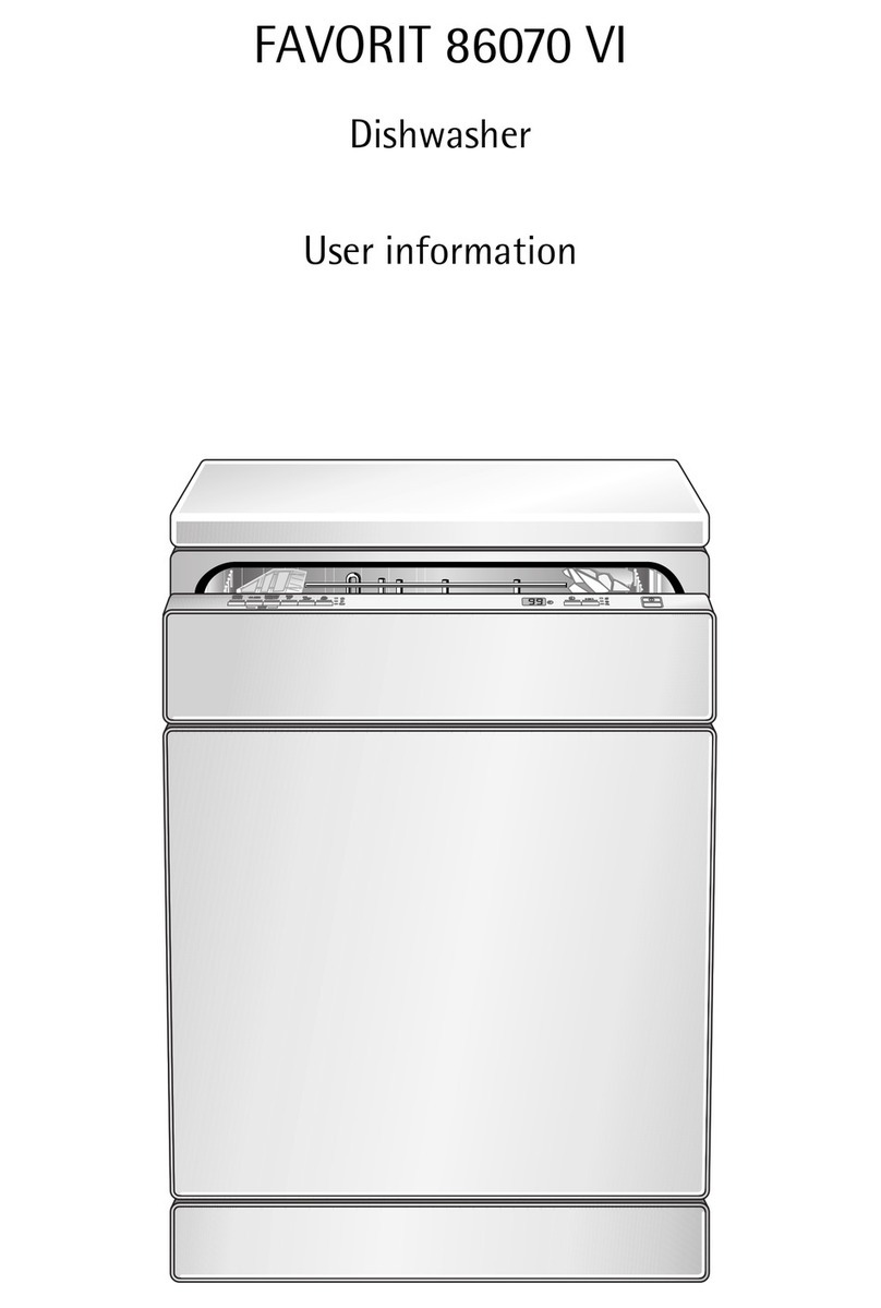 AEG FAVORIT 86070 VI User information