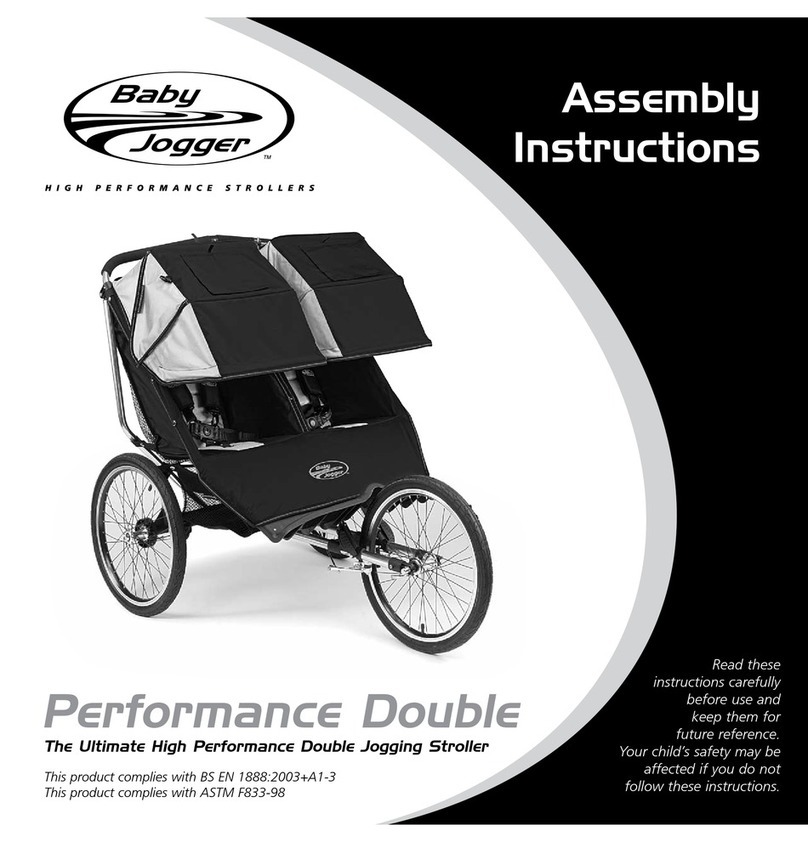 Baby Jogger PERFORMANCE DOUBLE User manual