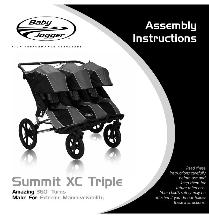 Baby Jogger SUMMIT XC TRIPLE User manual