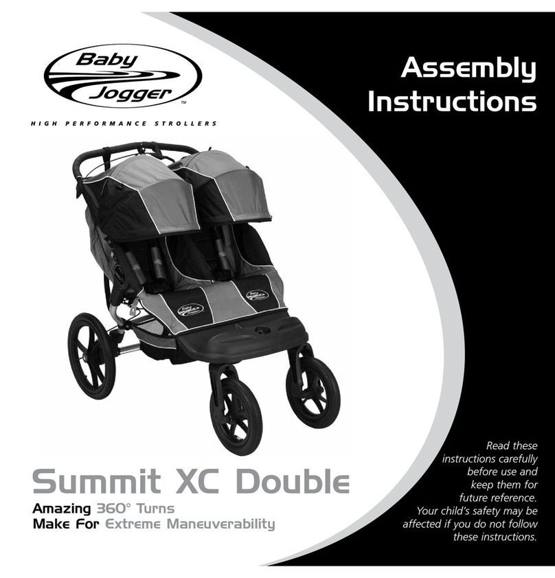 Baby Jogger SUMMIT XC double Assembly instructions
