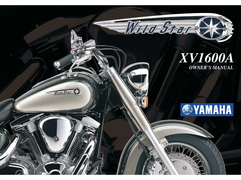 Yamaha Wild Star XV1600A User manual