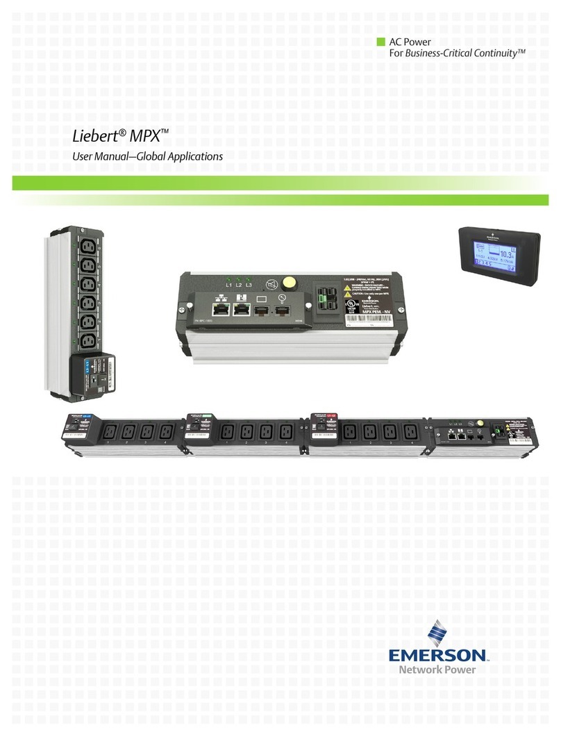 Liebert MPX user manual