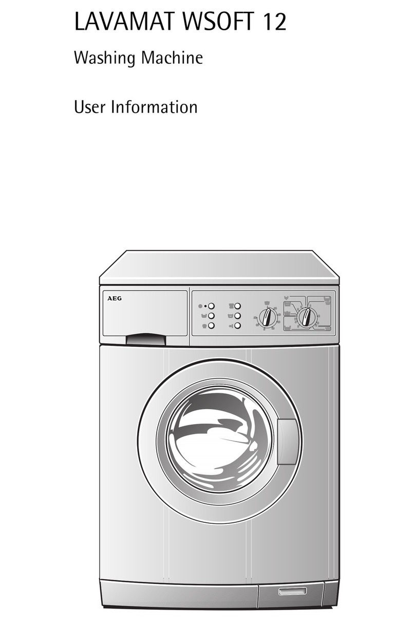 AEG LAVAMAT WSOFT 12 Operation manual