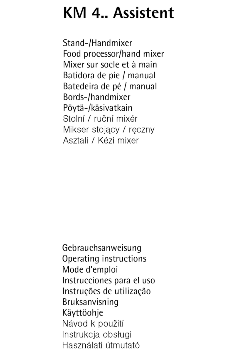 AEG KM 4.. Assistent operating instructions AEG KM 4.. Assistent operating instructions