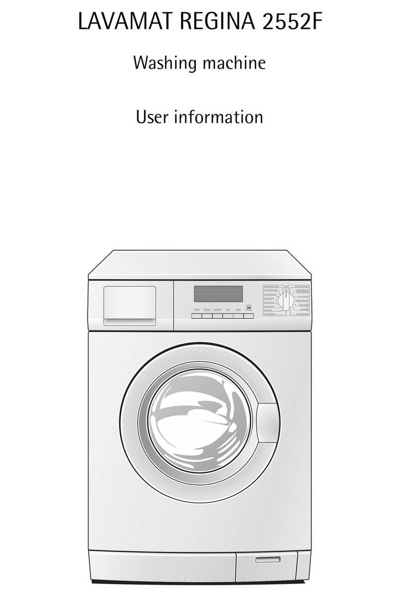 AEG LAVAMAT REGINA 2552F Operation manual