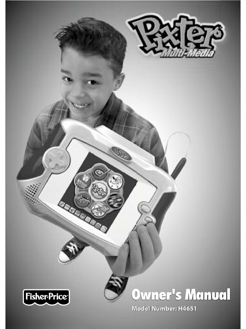 Fisher-Price Pixter Multi-Media H4651 owner's manual Fisher-Price Pixter Multi-Media H4651 owner's manual