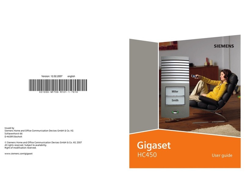 Gigaset HC450 user guide