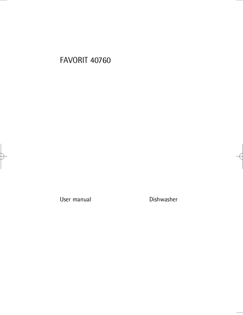 Electrolux FAVORIT 40760 user manual