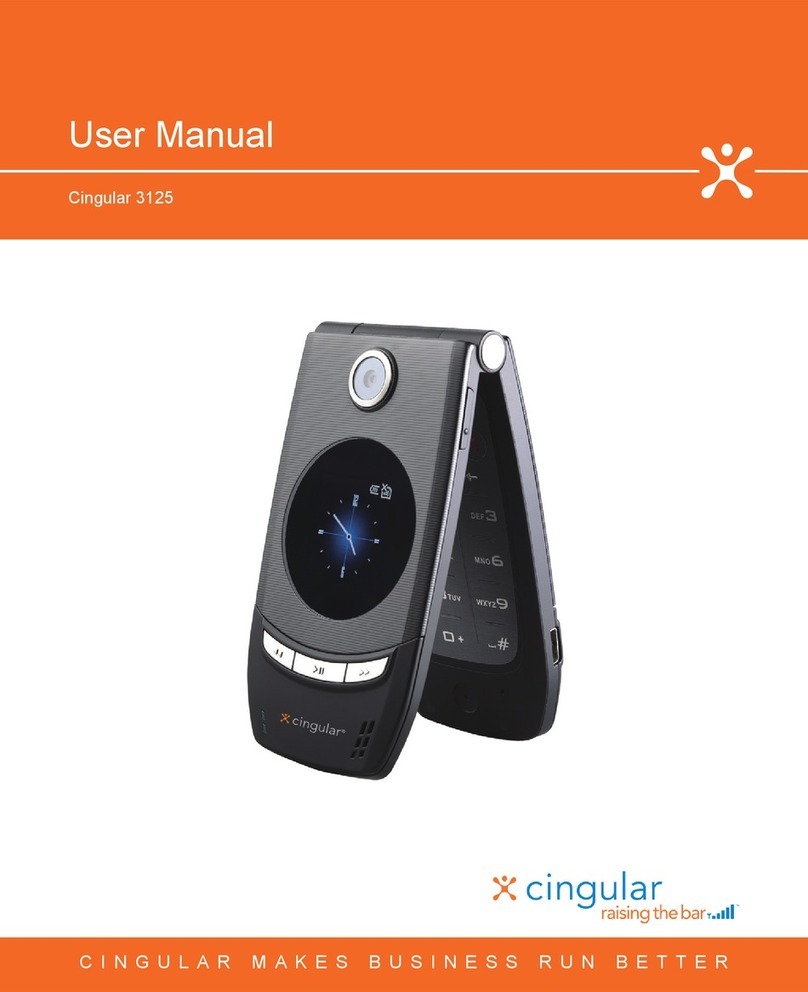 Cingular 3125 User manual