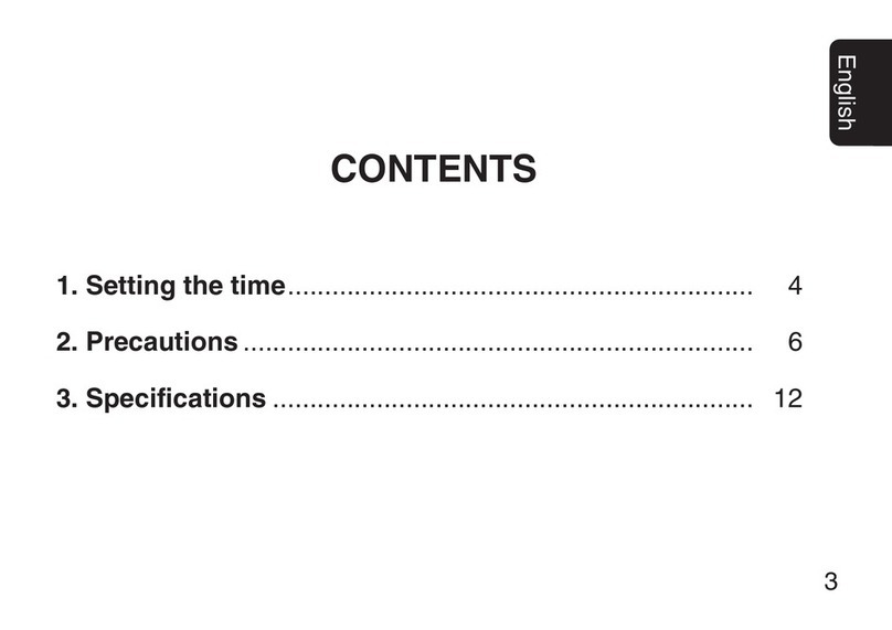 Citizen F335 User manual Citizen F335 User manual