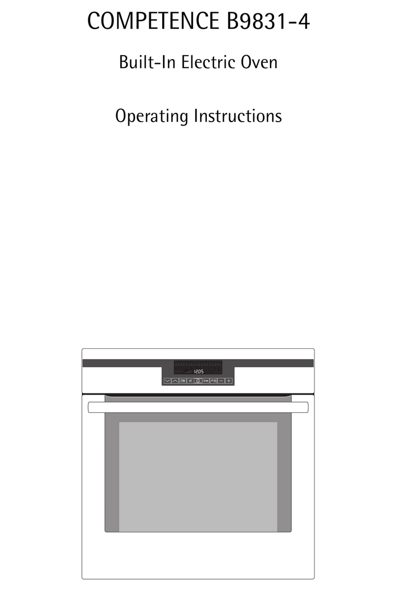 AEG COMPETENCE B9831-4 operating instructions