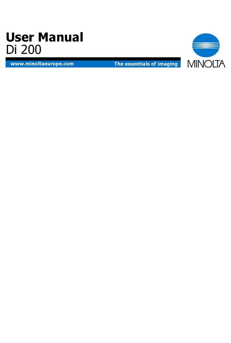 Konica Minolta Di 200 user manual