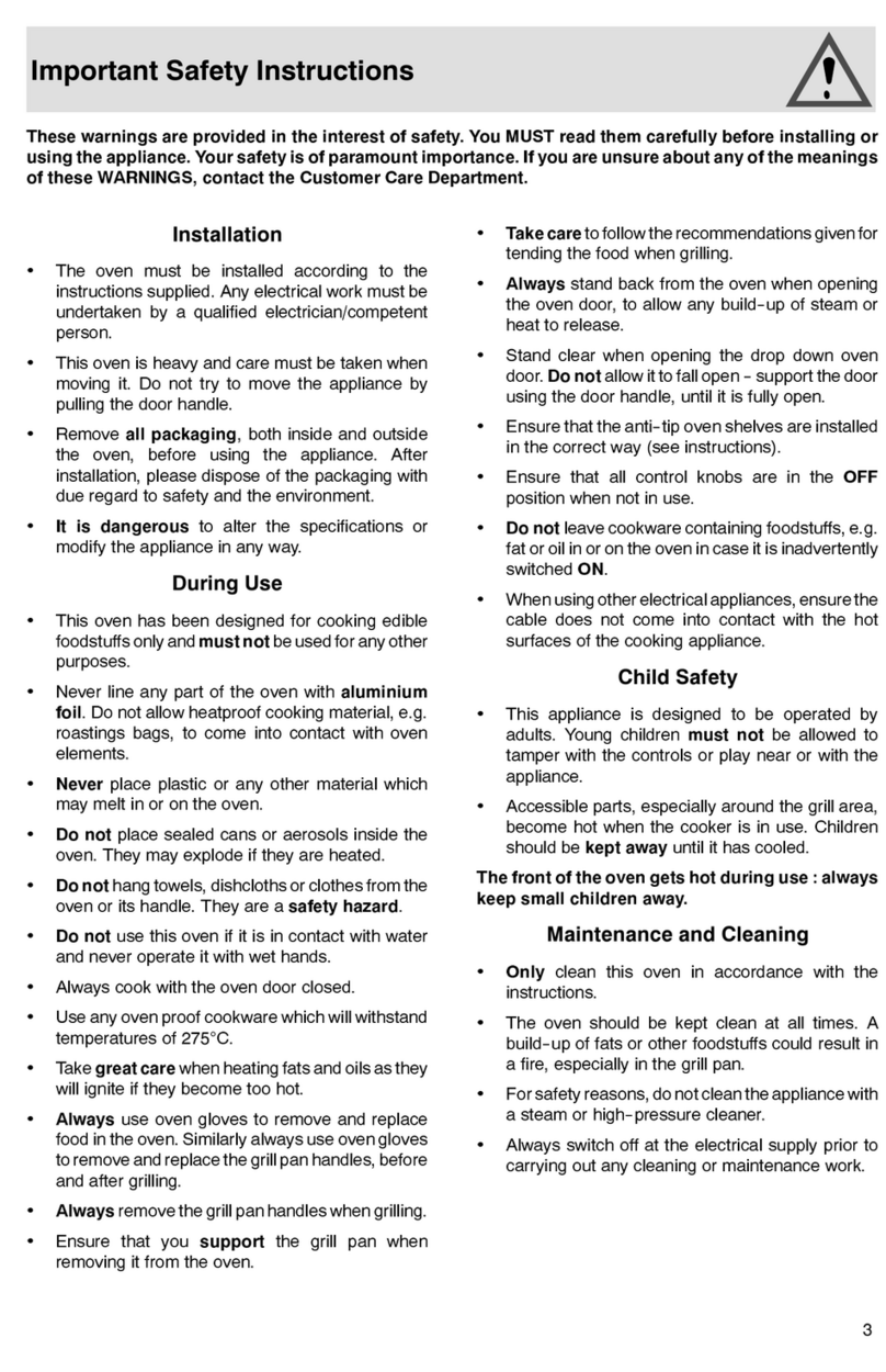 Electrolux Bilt-in instruction manual