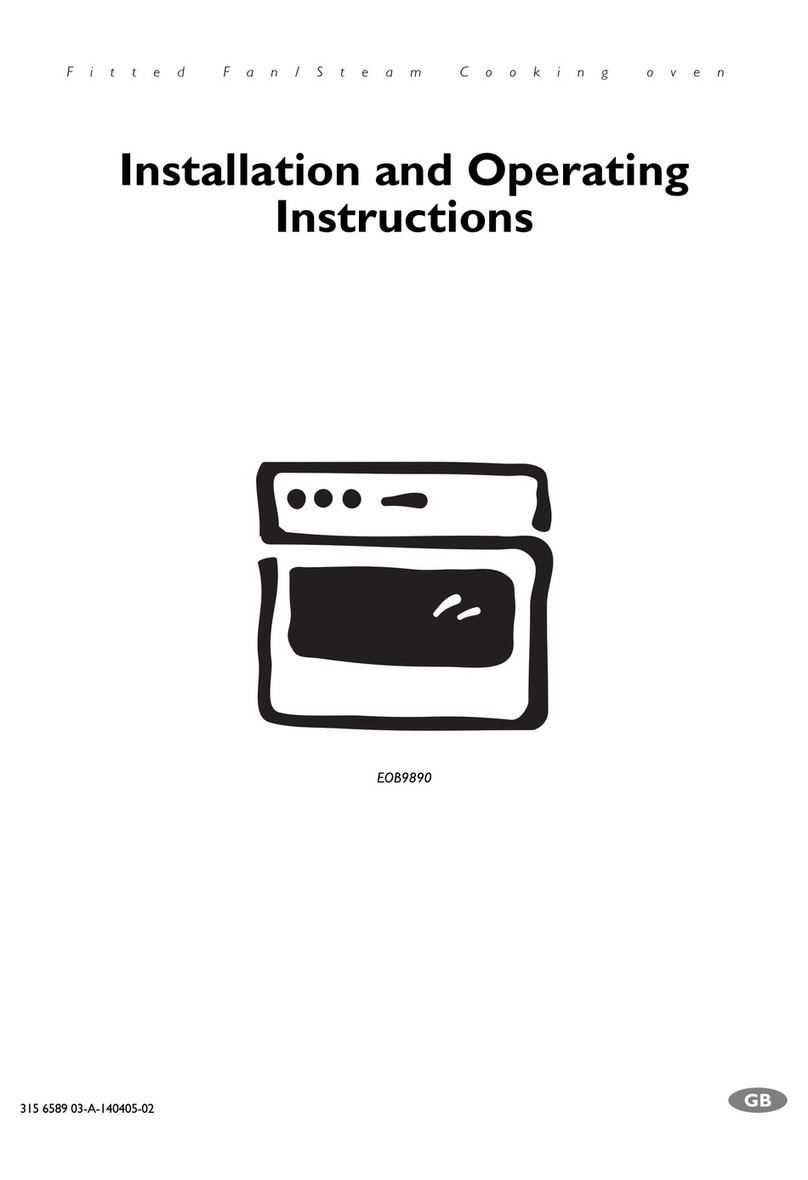 Electrolux EOB9890 Installation and operating instructions