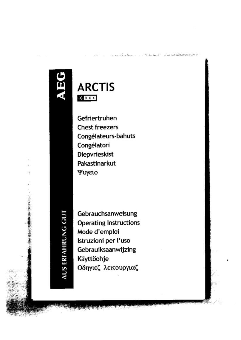 AEG ARCTIS User manual AEG ARCTIS User manual