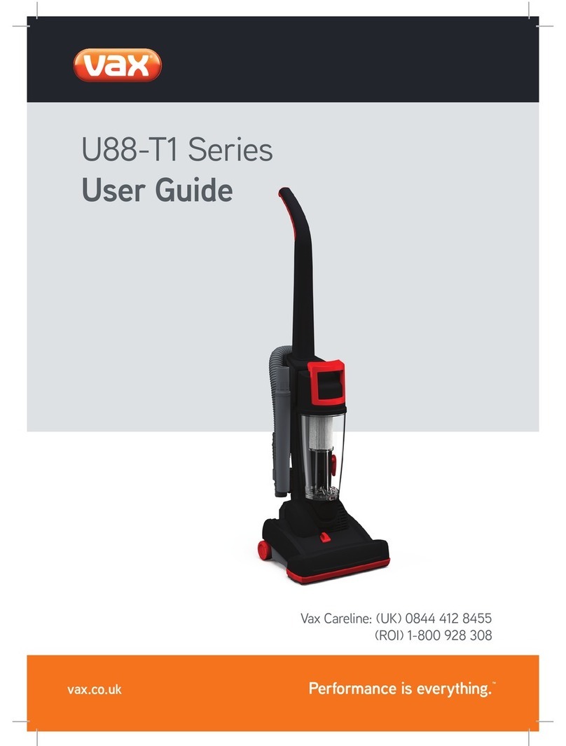 Vax U88-T1 Series User manual