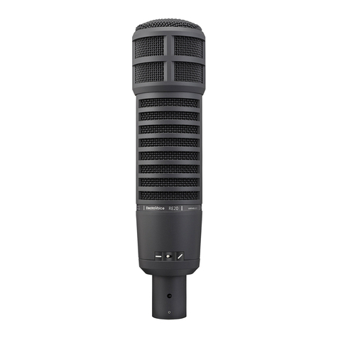 Electro-Voice RE20 Technical specifications