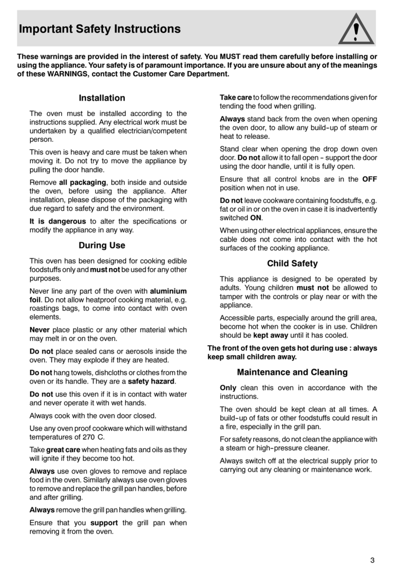 Electrolux Bilt-in instruction manual