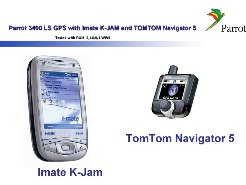 Parrot 3400 LS-GPS User manual