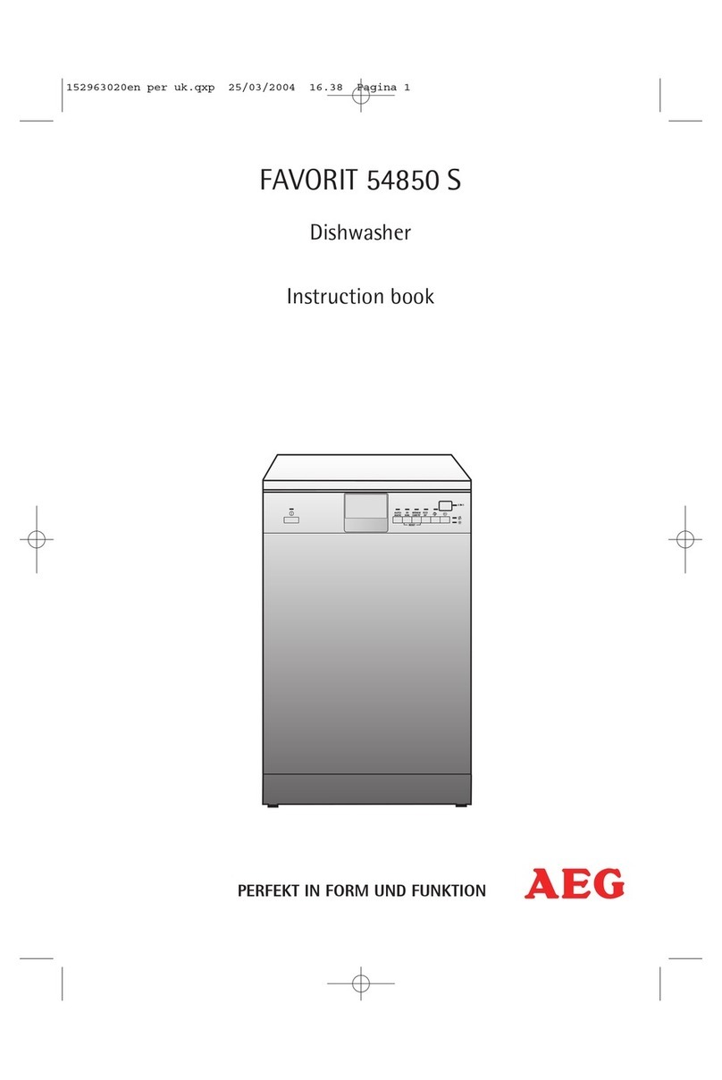 AEG FAVORIT 54850 S Instruction book