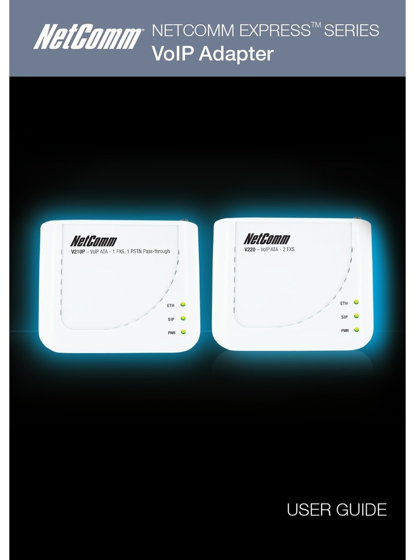 NetComm V210P User manual