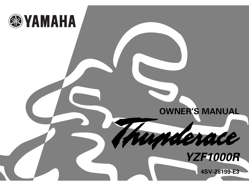 Yamaha Thunderace YZF1000R owner's manual