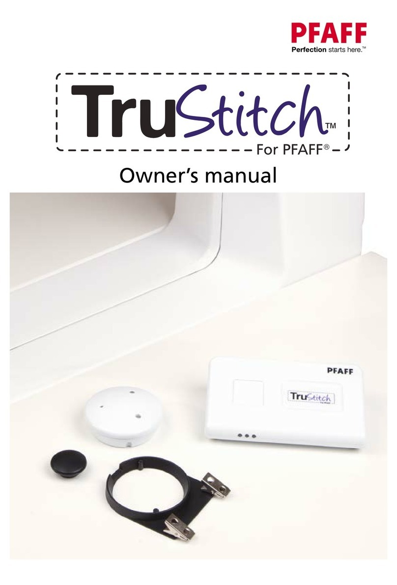 Pfaff TruStitch owner's manual