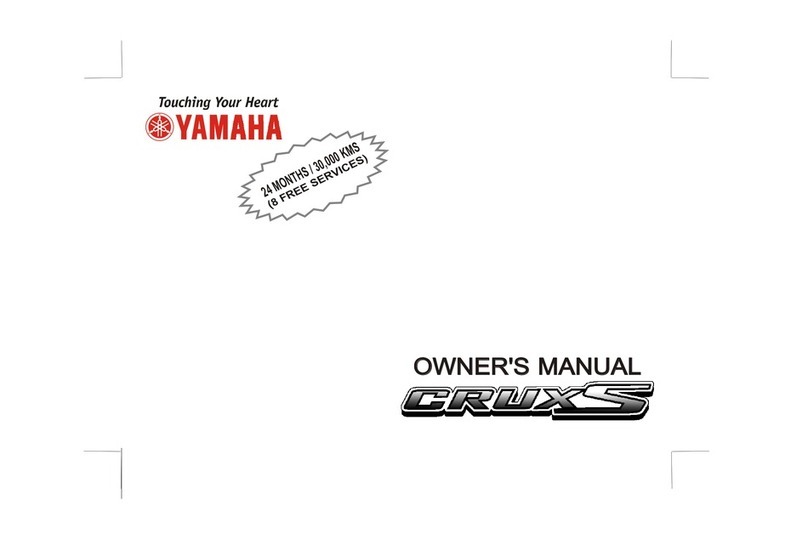 Yamaha Crux S User manual