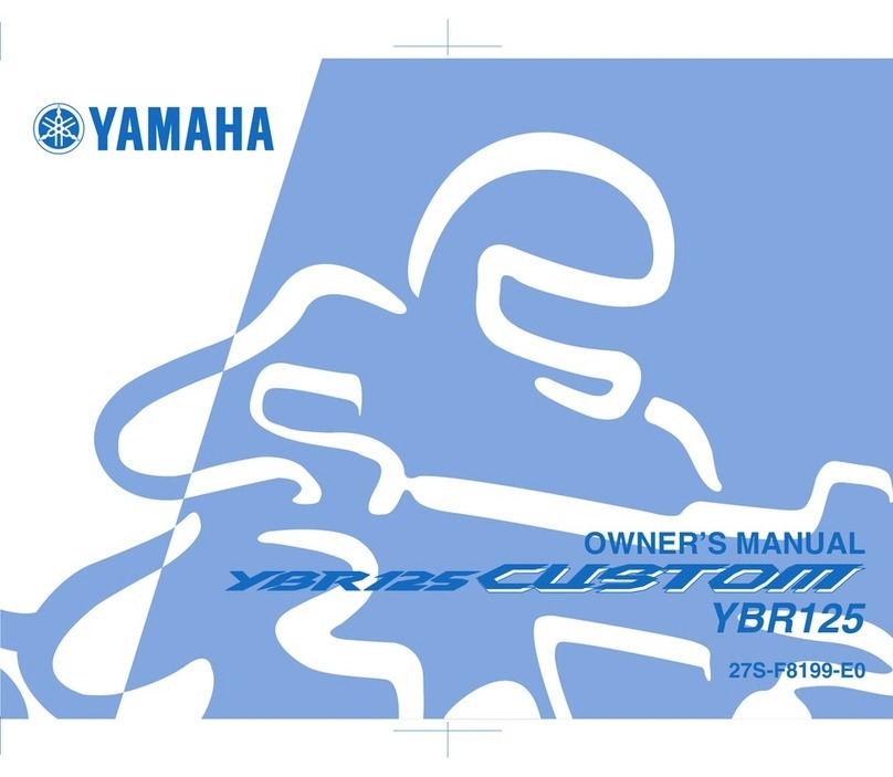 Yamaha YBR125 Custom User manual